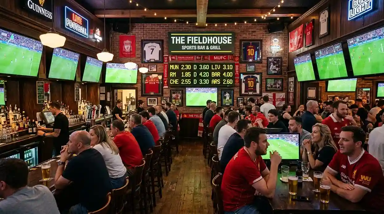 Sportwetten-Quotentafel mit verschiedenen Spielpaarungen